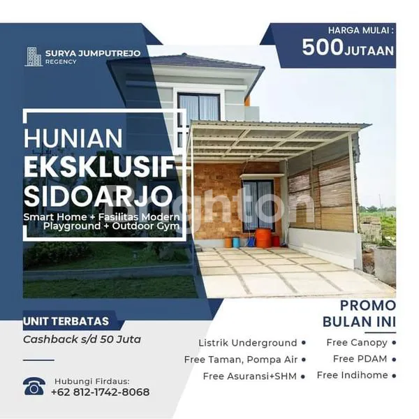 image RUMAH BARU DI SIDOARJO DEKAT SURABAYA 500 JUTAAN (2)