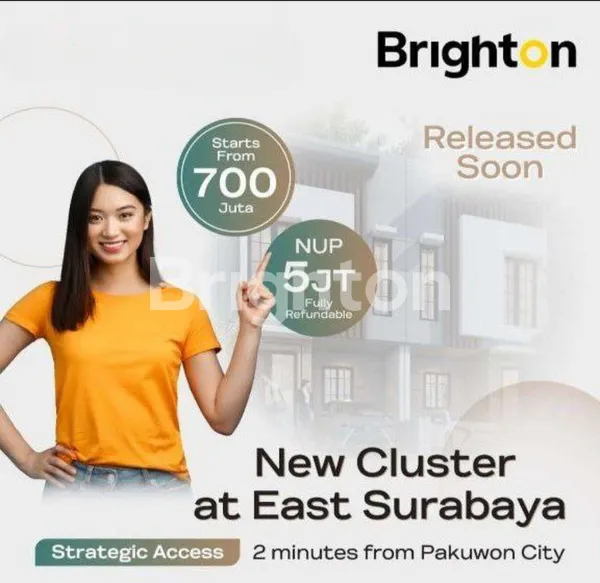 image BRAND NEW HOUSE DI SURABAYA TIMUR ANGSURAN 5 JUTAAN DEKAT MULYOSARI, PAKUWON CITY  (1)