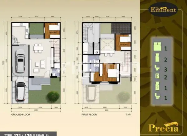 image RUMAH 2 UNIT GANDENG  EMINEM PRECIA  (2)