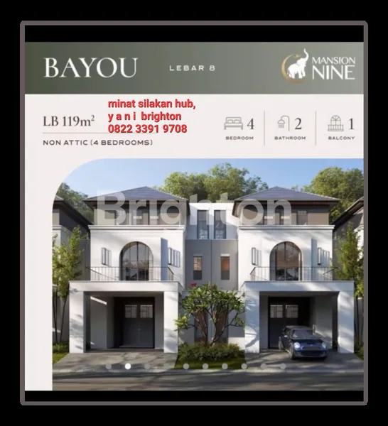 image MANSION NINE TAHAP 2 HADIR KEMBALI KONSEP TERBARU NEW AND LUXURŸ "HOUSTON" LOKASI DI SURABAYA BARAT SELANGKAH KE CITRALAND LAKARSANTRI (1)