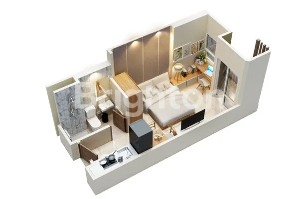 image KAMAR STUDIO DI APARTEMEN  VIDA VIEW TOWER BRENTSVILLE KOTA MAKASSAR (6)