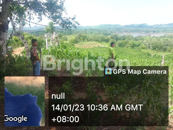 TANAH LOSS PANTAI DEKAT SIRKUIT MANDALIKA LOMBOK DAN VIEW PERBUKITAN