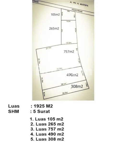 TANAH DI PHH MUSTOFA BANDUNG