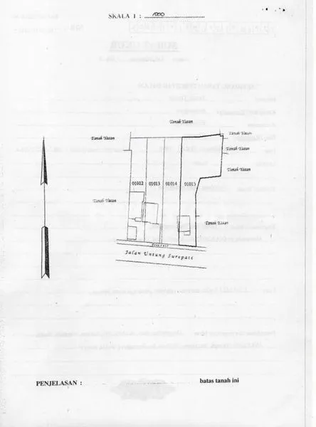 TANAH SHM LUAS BOJONEGORO ASPAL