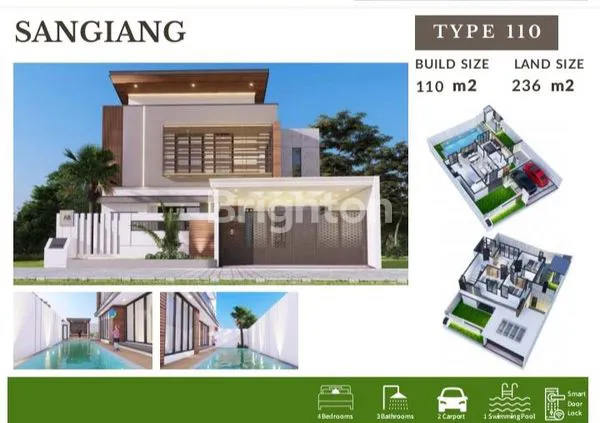 image GRAND AYUNIA, KONSEP RUMAH  MEWAH MODERN DILENGKAPI KOLAM RENANG PRIBADI, INVESTASI YANG MENGUNTUNGKAN,  DILENGKAPI BERBAGAI  FEATURE SMART HOME SYSTEM, PINGGIR JALAN RAYA, DAERAH TENANG SEJUK. (1)