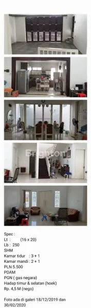 image DARMO INDAH TIMUR, FULL FURNISHED, MINIM RENOV, SIAP HUNI (4)