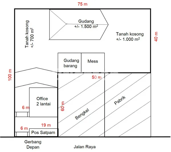 image TANAH LUAS DI CISAUK ADA BANGUNANNYA, BISA UNTUK GUDANG, COCOK UNTUK PADEL (8)
