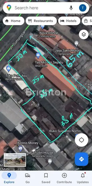 image JUAL RUMAH DAN PABRIK  DI JALAN RAYA GUNUNGSARI (5)