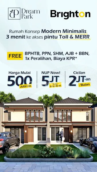 image RUMAH BARU MINIMALIS 2 LANTAI 500 JT AN DEKAT MERR & TOL TAMBAK SUMUR (2)