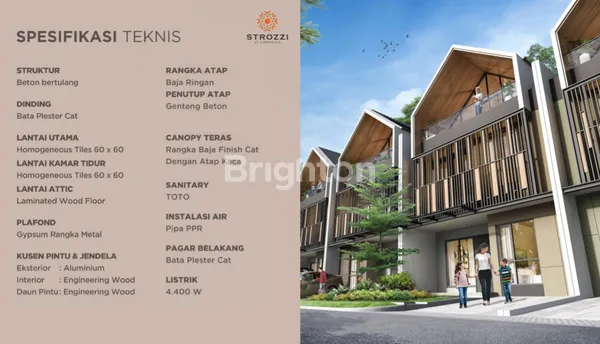 image RUMAH ATTIC CLUSTER STROZZI AT SYMPHONIA SUMMARECON GADING SERPONG TANGERANG  (2)