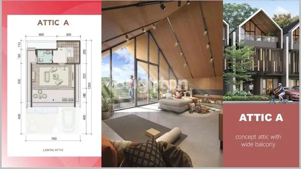 image CLUSTER STOZZI AT SYMPHONIA, 8X12,CLUSTER BARU ATTIC ROOM SUMMARECON SERPONG  (5)