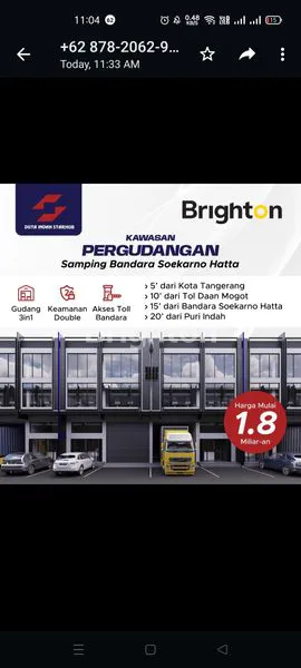 KAWASAN PERGUDANGAN SAMPING BANDARA SOEKARNO HATTA DUTA INDAH STARHUB