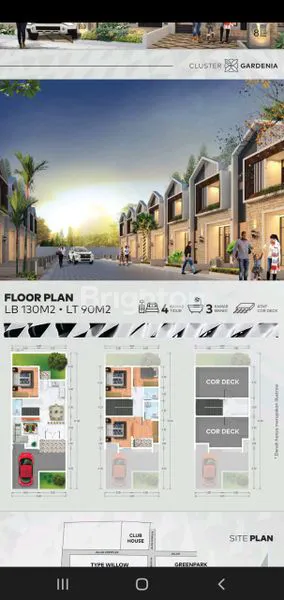 image GREENPARK CLUSTER GARDENIA, RUMAH BARU SIAP HUNI, JL STM UJUNG (2)