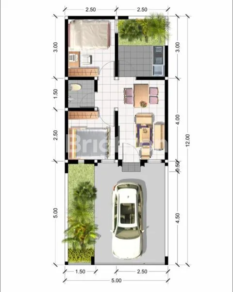 image RUMAH BARU MODERN MINIMALIS DI DE NAILA PARK MENGANTI – TANPA DP, BAYAR CUMA 5 JUTA LANGSUNG KPR! (2)