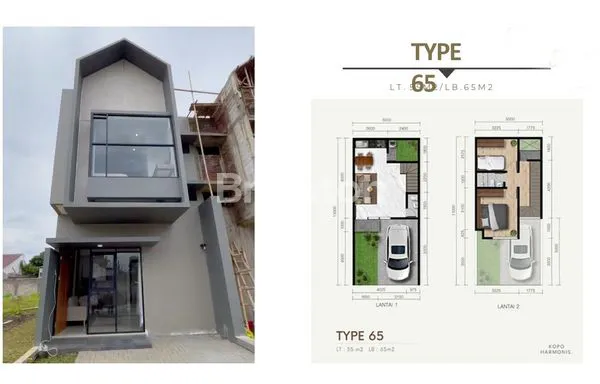 image KOPO HARMONIS HUNIAN MODERN DI BANDUNG SELATAN. SCANDINAVIAN STYLE TYPE 65 (3)