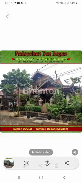 image RUMAH JOGLO SUPER ANTIQUE &FULL FURNISH JATI UKIRAN DI BEKASI. (1)