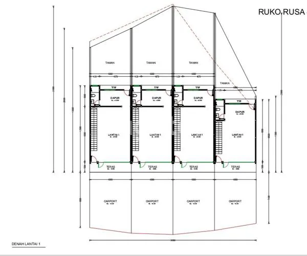 image RUKO BARU SIAP PAKAI JALAN UTAMA DI PONDOK HIJAU BANDUNG - KAV  5 (4)