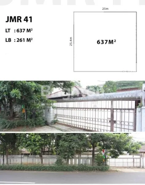 RUMAH TUA HITUNG TANAH DI JAKARTA SELATAN