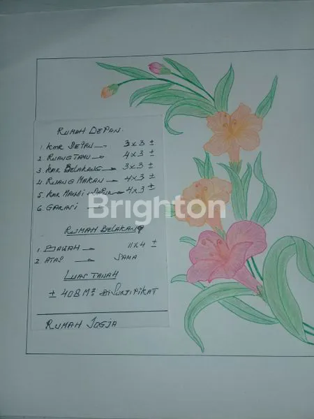 image RUMAH LUAS DEKAT UNIVERSITAS MUHAMMADIYAH YOGYAKARTA TERAWAT 033JR (5)