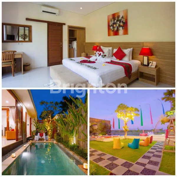 VILLA RESORT DI PINGGIR JALAN RAYA , KETEWEL , DEKAT PANTAI GUMICIK,  BALI