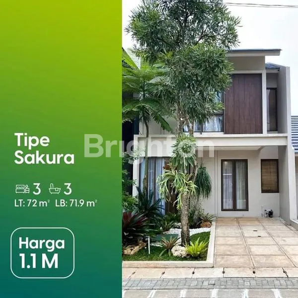 image RUMAH BARU SHM DI CISAUK TANGERANG TIPE JAPANESE STYLE (2)