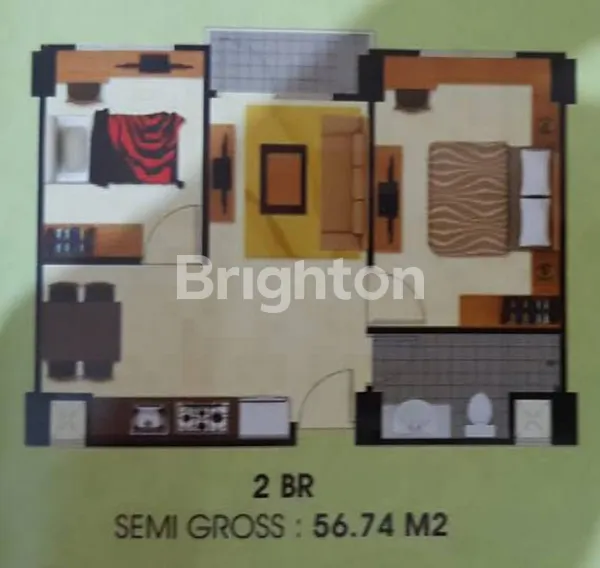 image APARTEMEN PUNCAK DHARMAHUSADA TOWER C LOKASI TERBAIK PALING DEPAN (1)