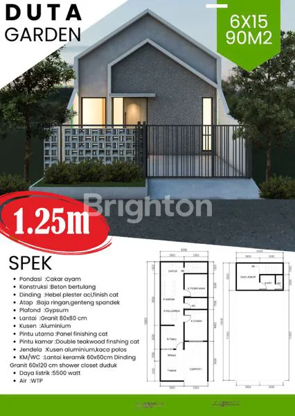 image RUMAH DUTA GARDEN, TANGERANG MINIMALIS (1)