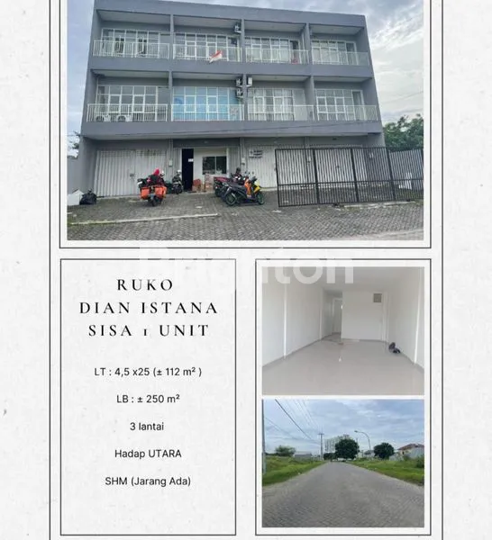 RUKO DIAN ISTANA 3LANTAI TURUN HARGA DEKAT CBD SIAP HUNI