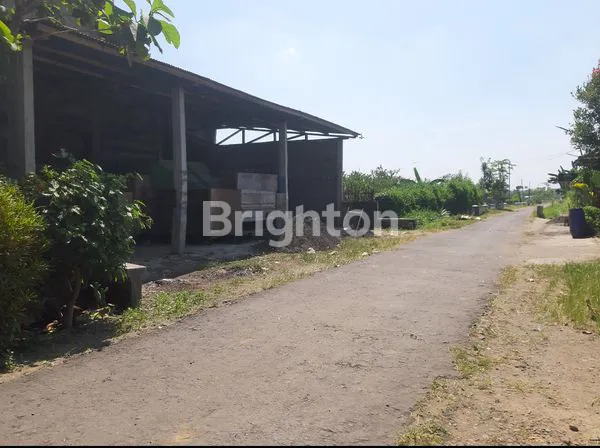 TURUN HARGA LAHAN LUAS EX PABRIK TULUNGAGUNG BISA NEGO HGB PANJANG