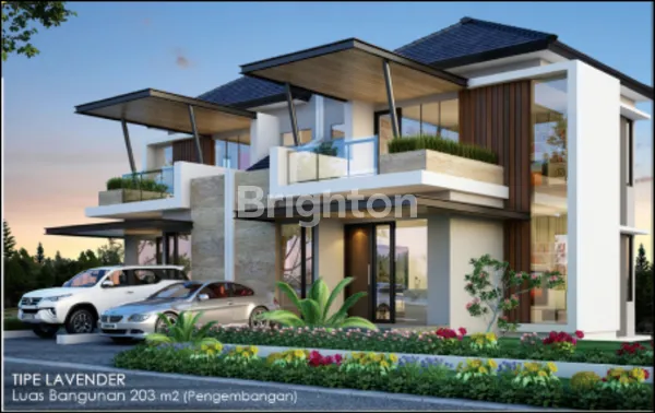 KAVLING GARDEN VIEW - TIPE LAVENDER (KAVLING 254 MTR - 400 MTR)