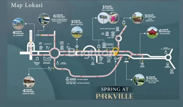 image RUMAH CANTIK BEBAS POLUSI, BARU DIBAWAH 1M DI SENTUL CITY. (3)