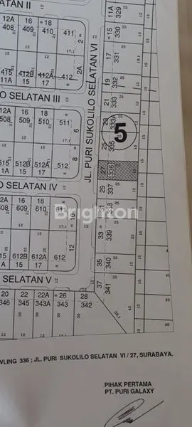 image TANAH KAVLING SIAP BANGUN LOKASI ELIT DI PURI GALAXY SURABAYA DEKAT MERR (2)