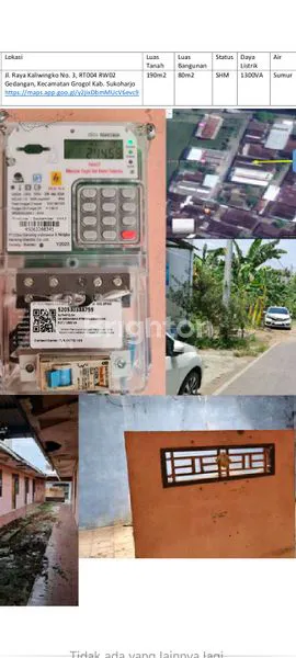 image JUAL KOST2AN ITUNG TANAH DI GEDANGAN DEKAT SOLO BARU (5)
