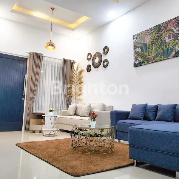 image RUMAH MEWAH BARU JADI KONSEP VILLA SHM IMB LENGKAP DI POROS JL HARGA NEGOTIABLE (6)