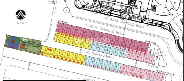 image TANAH KAVLING MURAH LOKASI PALING DEPAN SUKOLILO DIAN REGENCY ROW 3 MOBIL (2)