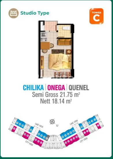 image APARTEMEN STUDIO GREEN LAKE VIEW CIPUTAT (7)