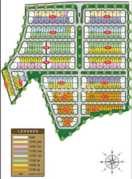 image TANAH HOOK KAVLING PREMIUM GRAND CITY BALIKPAPAN FORESTVILLE 266M2 032JT (2)