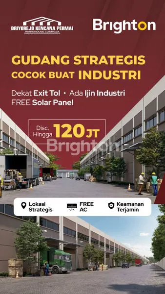 image GUDANG DKP DRIYOREJO KENCANA PERMAI TAHAP 2 RAYA BAMBE GRESIK DEKAT TOL SUMO TIDAK JAUH DARI PUSAT KOTA SURABAYA (4)