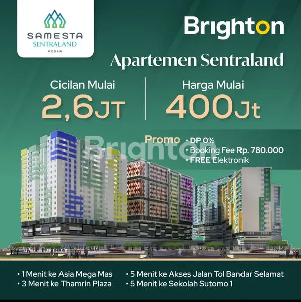 APARTEMEN TOWER SANTORINI , ASIA MEGA MAS - MEDAN