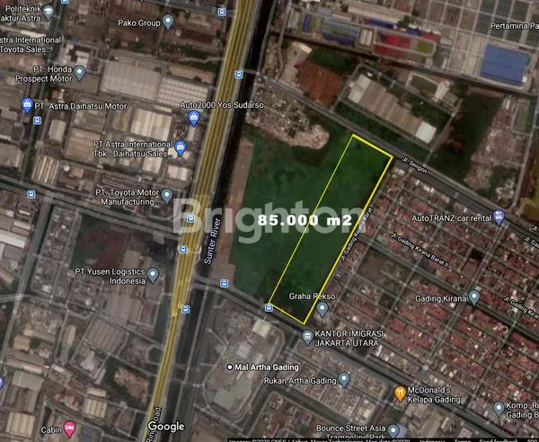 image TANAH STRATEGIS 2 HA PINGGIR JALAN RAYA YOS SUDARSO, KELAPA GADING, JAKARTA UTARA (3)