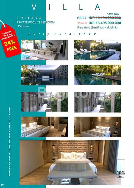 image VILLATEL ADA PRIVATE POOL, YG SDH OPERASIONAL SEJAK 2019, JAMINAN ROI 8% PERTAHUN SELAMA 3TH (24%), LOKASI DI BALANGAN,JIMBARAN "CROSS BALI BREAKERS RESORT" UNIT TERBATAS BURUAN, BALI (8)