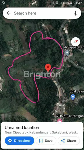 TANAH LUAS DI KABANDUNGAN, SUKABUMI