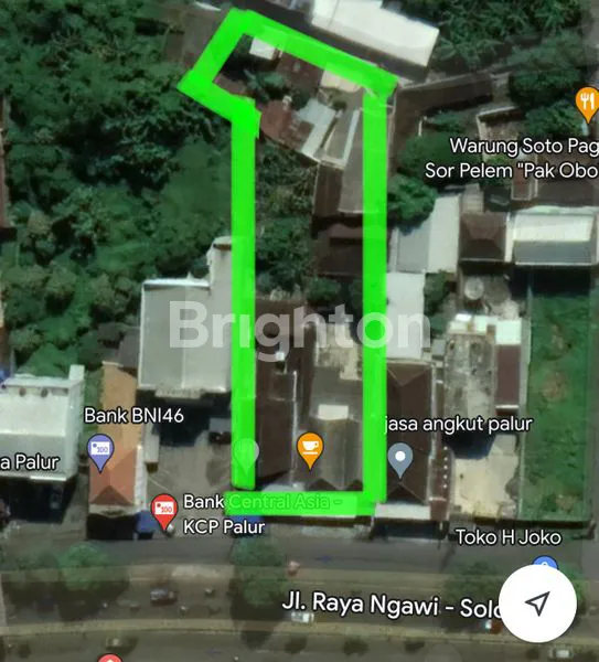 image RUANG USAHA PREMIUM! BENTUK KANTONG BAWA BANYAK HOKI!! LEBAR DEPAN 22 M, 0 M RAYA PALUR!!! ROW JALAN 6 MOBIL PAPASAN!! ISTIMEWA!!! (2)