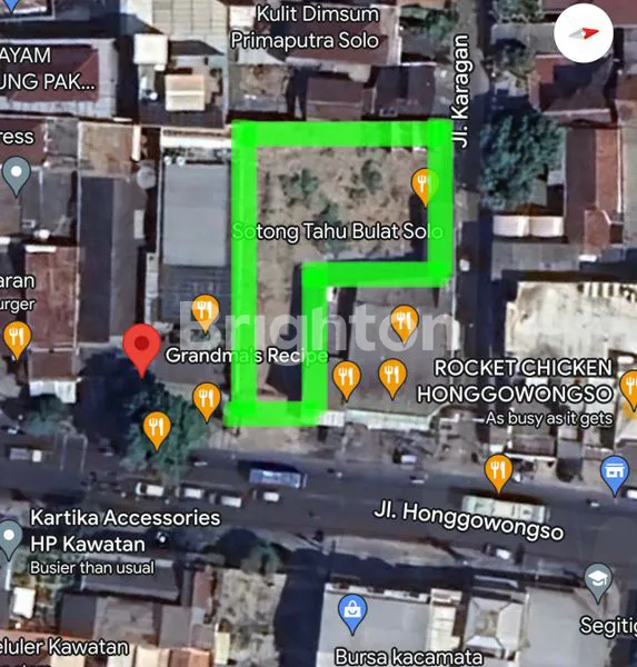 image TANAH SIAP PAKAI UNTUK USAHA!! LOKASI PREMIUM KOTA SOLO! TIDAK BANJIR! AREA KULINER YANG SANGAT STRATEGIS!! HANYA 2 MENIT KE RAYA SLAMET RIYADI!!! ROW JALAN 5 MOBIL PAPASAN! ISTIMEWA!!! (3)