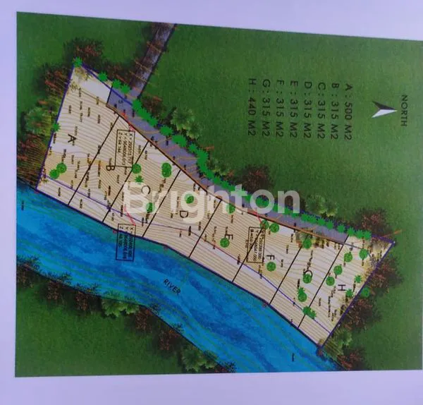 image TANAH 34,15 ARE DEKAT NUANU BEACH CLUB DAN PANTAI NYANYI DI DESA PANDAK GEDE KEDIRI TABANAN, COCOK DIBANGUN VILLA KARENA POSISI ADA DIPINGGIRAN SUNGAI  (1)