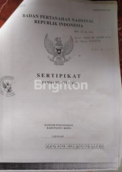 image TANAH 34,15 ARE DEKAT NUANU BEACH CLUB DAN PANTAI NYANYI DI DESA PANDAK GEDE KEDIRI TABANAN, COCOK DIBANGUN VILLA KARENA POSISI ADA DIPINGGIRAN SUNGAI  (2)