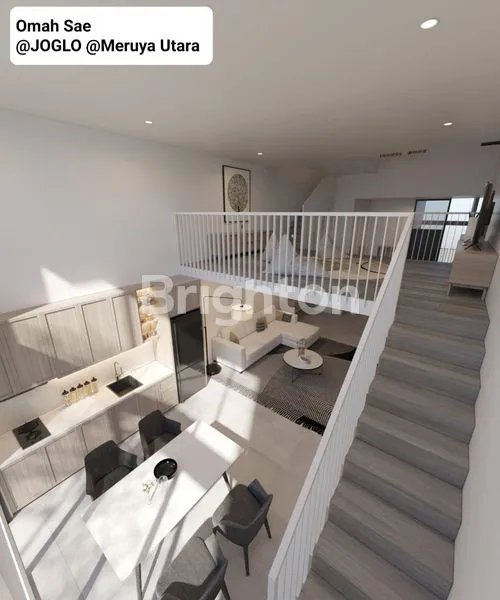 image RUMAH MERUYA UTARA LEBAR 5.5 INDENT KONSEP SANTORINI JAKARTA BARAT (8)