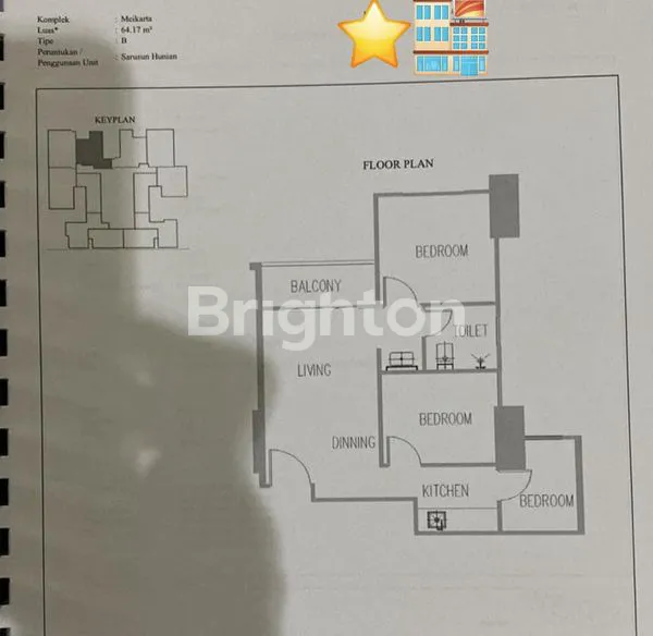 image APARTEMEN MEIKARTA CIKARANG  3BR. JUAL CEPAT, HARGA BUNDLING KALAU AMBIL 2 UNIT SEKALIGUS.  HARUS TERJUAL, DIBANTU NEGO SAMPAI DEAL !! (3)