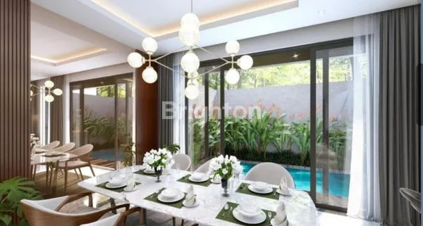 image RUMAH MEWAH INDENT JAKARTA SELATAN, INNER COURT YARD/POOL AREA + CARPORT 3 CARS. BANGUNAN 3 LANTAI (1)