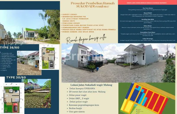 image RUMAH MURAH MEWAH BEBAS BANJIR DIDALAM PERUMAHAN LOKASI WAGIR HANYA 200JUTAAN (4)